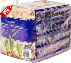 Orchid Sphagnum Moss Dried Natural 1LB Mini Bale Potting Reptile Plants – US