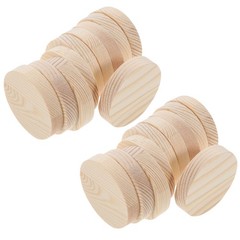 20Pcs Unfinished Pine Wood Rounds for Crafts Durable Home DIY Decorations