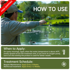 LMJP Muck Reducer for Ponds, Sludge Solution, Away & Odor 1 Pound