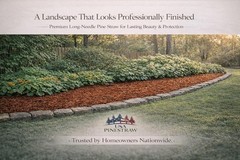 Long Needle Pine Straw Mulch 240 Sqft Coverage 1 Set Premium USA Harvested