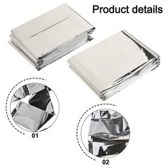 Sturdy Reflective Film For Indoor Gardens 2 Sheets 210x130cm Puncture Resistant