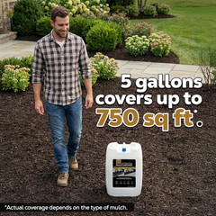 Mulch Anchor 5 Gallon Mulch Glue Spray for Landscaping Gravel Binder | Heavy