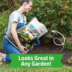 Back to the Roots 25.7qt (1 1 cubic ft Black Mulch, 1 Mulch