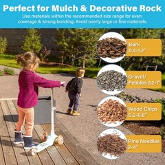 Vynlock Mulch Glue For Landscaping 64 Fl Oz Rock Glue Spray Fast-Drying Strong