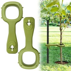 Tree Supports Young Trees, 2 PCS Tree Holder Stabilizer Support Green-2 PCS