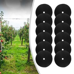 Tree Mulch Rings with Garden Stakes Premium Protection for Plants 12pcs/Pack
