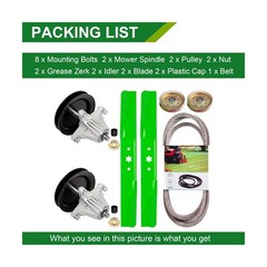 42 Inch Mower Deck Rebuild Kit for Cub Cadet Troy Bilt Craftsman LTX1042 LTX1…