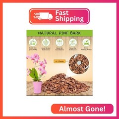 Legigo 8 Quarts Organic Orchid Potting Bark- All Natural Orchid Bark Potting Mix