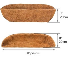 Trough Coco Liners For Hanging Basket Inserts Liner Wall Flower Basket (2pz)