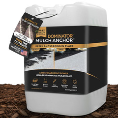 Mulch Anchor 5 Gallon Mulch Glue Spray for Landscaping Gravel Binder | Heavy