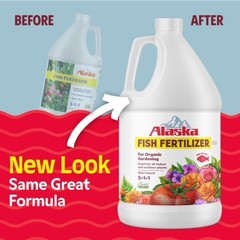 Alaska Fish Fertilizer 5-1-1 Plant Food, 1 gal
