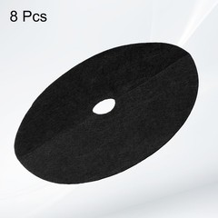 6pcs Tree Mulch Ring 9.8″ Non-Woven Round Tree Protector Weed Barrier, Black