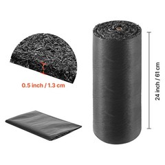 Uimoso Rubber Mulch Roll 96 x 24in for Landscaping Pathway Recycled Mulch Mat