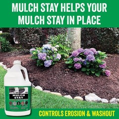 B3C Fuel Solutions Mulch Stay Mulch Glue 14-128-1 128 oz Stone Glue Preservative