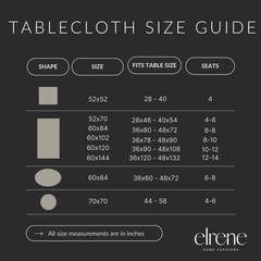 Threadmade Capri Lemon Double Border Tablecloth, Multicolor – 70″ W x 70″ L R…