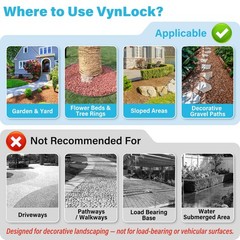 Vynlock Mulch Glue For Landscaping 64 Fl Oz Rock Glue Spray Fast-Drying Strong