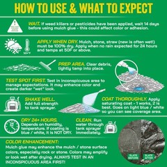 B3C Fuel Solutions Mulch Stay Mulch Glue 14-128-1 128 oz Stone Glue Preservative