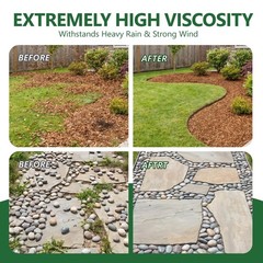OcePor 2 Gallon Mulch Glue for Landscaping, Rock Glue for Landscaping, Mulch …