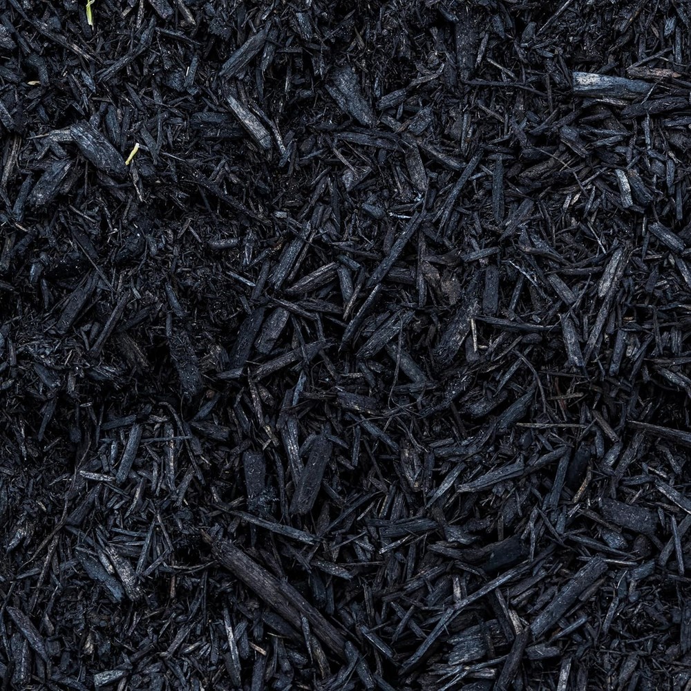 Premium Black Wood Mulch | Decorative Garden Mulch for Beds, Pathways & Planters