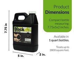 Peach Country Premium Black Mulch Color Concentrate – 2,800 Sq. Ft. – 1 Quart