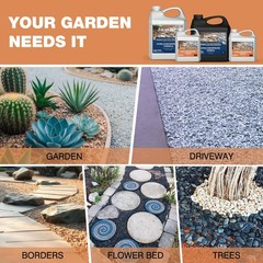 34 OZ Mulch Glue for Landscaping, Rock Landscaping and 34