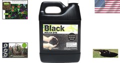 Versatile Midnight Black Mulch Colorant Quart – Safe for Wood and Rubber Mulch