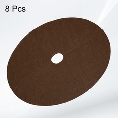 8pcs Tree Mulch Ring 12.6″ Non-Woven Round Tree Protector Weed Barrier, Brown