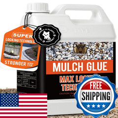 Vollence 1.3 Gallon Ready To Use Mulch Glue For Landscapingrock Glueno Dilution