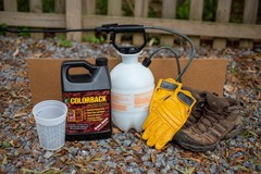 COLORBACK Brown Mulch Dye, 3,200 Square Feet 32 Fl Oz (1 quart),