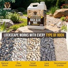 Max for Landscaping – Ground Coverage & Pet Safe Mulch Glue 32 Ounce Rock Glue