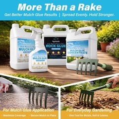 Vynlock Mulch Glue For Landscaping 64 Fl Oz Rock Glue Spray Fast-Drying Strong