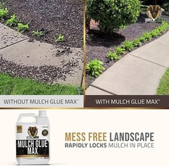 Landscape Adhesive Mulch Glue For Small Gravel and Pebble Stabilization 32oz NEW