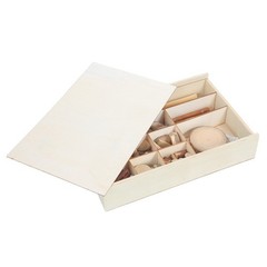 Handmade Decorative Wood Chips Small Wooden Craft Embellishments for Crafts