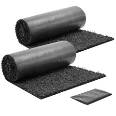 Uimoso Rubber Mulch Roll 96 x 24in for Landscaping Garden Pathway Mat 2 Rolls