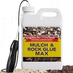 Resvion Rock Glue For Landscaping Electric Sprayer 1 Gal Ready-To-Use Mulch
