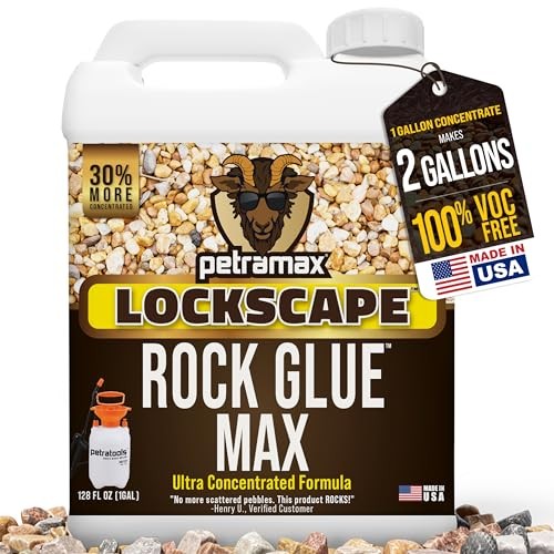 Max for Landscaping, 1 Gallon – Wide Coverage & Pet 1 Gallon Max Rock Glue