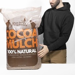 Garden Elements 100% Natural Cocoa Mulch, 2CF