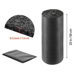 Uimoso Rubber Mulch Roll 96 x 24in for Landscaping Garden Pathway Mat 2 Rolls