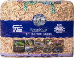 (22330) Orchid Sphagnum Moss Dried, Natural, 2.1Lbs Small Bale