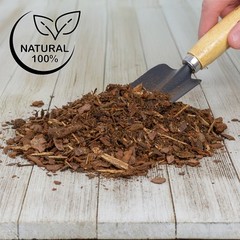 100% Natural Pine Bark Mulch Nuggets for Indoor/Outdoor Container Garden