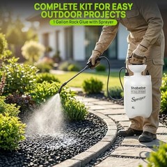 Mulch Glue for Landscaping with Sprayer, 1 1 Gallon Mulch Glue with Sprayer