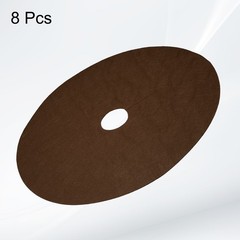 8pcs Tree Mulch Ring 16.5″ Non-Woven Round Tree Protector Weed Barrier, Brown