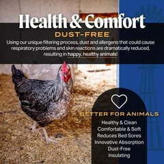 HealthiStraw FarmStraw Fine Animal Bedding, Compressed Bale, 3 Cubic Feet