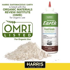 HARRIS Diatomaceous Earth Food Grade, Half Pound with Easy 8oz, Natural
