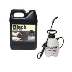 Peach Country Premium Mulch Color Concentrate and 1 Gallon Pump Sprayer