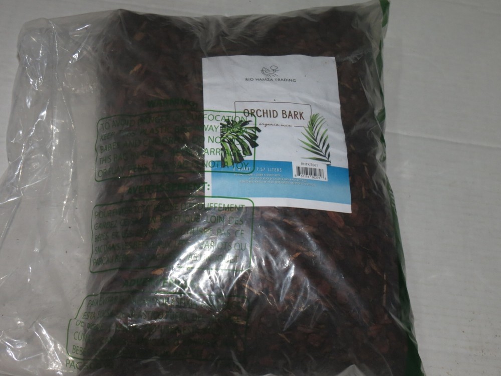 Rio Hamza Trading Orchid Bark – Small 8 Quarts