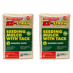 Seeding Mulch with Tack – Biodegradable Processed Straw, 2.5 Cu. Ft. Bale (Cover