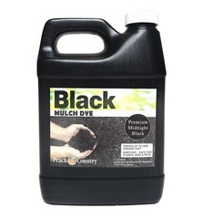 Peach Country Premium Black Mulch Color Concentrate – 2,800 Sq. Ft. – 1 Quart