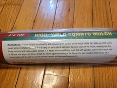 Johnny’s Selected Seeds SRM Red Mulch Film – 4′ x 100′ Roll NEW