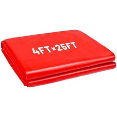 Garden Red Plastic Mulch Roll 4ft x 25ft for Faster Crop Growth and Harvests